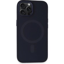 AK-SA-STR Newface Iphone 15 Pro Max Kılıf Oslo Magsafe Kapak - Lacivert