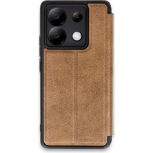 AK-SA-STR Newface Xiaomi Redmi Note 13 Pro 5g Kılıf Flip Cover - Taba