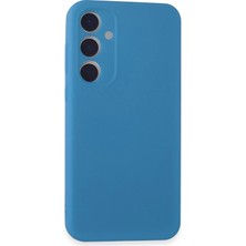 AK-SA-STR Newface Samsung Galaxy A55 5g Kılıf First Silikon - Mavi