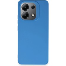 AK-SA-STR Newface Xiaomi Redmi 13 4g Kılıf First Silikon - Mavi