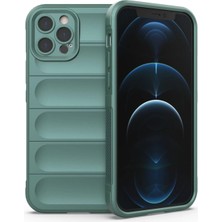 AK-SA-STR Newface Iphone 12 Pro Kılıf Optimum Silikon - Koyu Yeşil