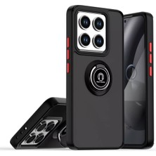 AK-SA-STR Newface Xiaomi Mi 14T Montreal Yüzüklü Silikon Kapak - Siyah