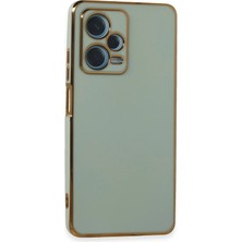 AK-SA-STR Newface Xiaomi Redmi Note 12 Pro Plus Kılıf Volet Silikon - Açık Yeşil