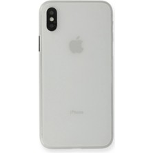 AK-SA-STR Newface Iphone Xs Max Kılıf Pp Ultra Ince Kapak - Beyaz