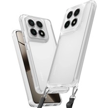 AK-SA-STR Newface Xiaomi Mi 14T Pro Kılıf Penta Silikon Kılıf - Şeffaf