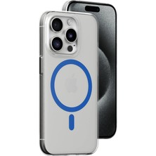 AK-SA-STR Joko Iphone 15 Pro Kılıf Bubble Magsafe Kapak - Mavi