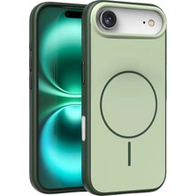 AK-SA-STR Joko Apple Iphone 17 Air Neva Magsafe Kapak - Koyu Yeşil