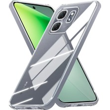 AK-SA-STR Newface Infinix Smart 9 Kılıf Lüx Şeffaf Silikon