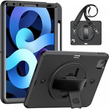 AK-SA-STR Newface Ipad Pro 11 (2020) Kılıf Strap-C Otterbox Tablet Kapak - Siyah