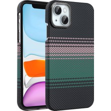 AK-SA-STR Newface Apple Iphone 14 Vega Magsafe Kapak - Yeşil