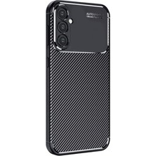 AK-SA-STR Newface Samsung Galaxy A56 Kılıf Auto Focus Karbon Kapak - Siyah