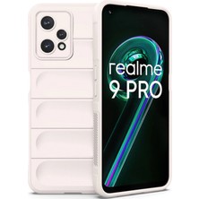 AK-SA-STR Newface Realme 9 Pro 5g Kılıf Optimum Silikon - Krem