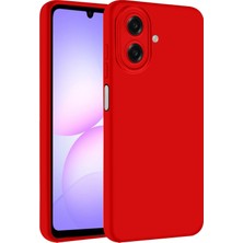 AK-SA-STR Newface Samsung Galaxy A07 4g First Silikon - Kırmızı