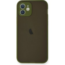 AK-SA-STR Newface Iphone 12 Mini Kılıf Montreal Silikon Kapak - Açık Yeşil
