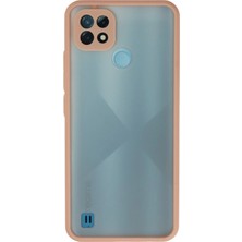 AK-SA-STR Newface Realme C21 Kılıf Montreal Silikon Kapak - Pembe