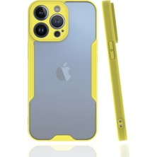AK-SA-STR Newface Iphone 13 Pro Kılıf Platin Silikon - Sarı