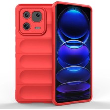 AK-SA-STR Newface Xiaomi Mi 13 Pro Kılıf Optimum Silikon - Kırmızı