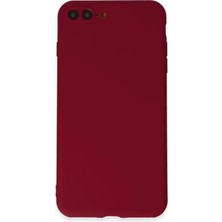 AK-SA-STR Newface Iphone 7 Plus Kılıf First Silikon - Bordo
