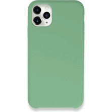 AK-SA-STR Newface Iphone 11 Pro Max Kılıf Lansman Legant Silikon - Yeşil