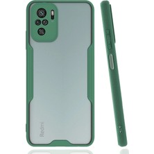 AK-SA-STR Newface Xiaomi Redmi Note 10 Kılıf Platin Silikon - Yeşil