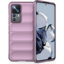 AK-SA-STR Newface Xiaomi Mi 12T Pro Kılıf Optimum Silikon - Mor