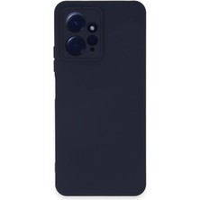 Newface Xiaomi Redmi Note 12 4g Kılıf Nano Içi Kadife Silikon - Lacivert
