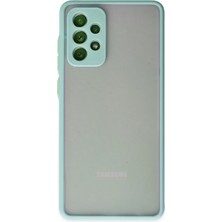 AK-SA-STR Newface Samsung Galaxy A72 Kılıf Montreal Silikon Kapak - Turkuaz