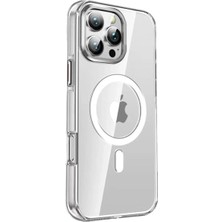AK-SA-STR Joko Iphone 16 Pro Crystal Magsafe Kapak - Şeffaf