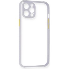 AK-SA-STR Newface Iphone 12 Kılıf Miami Şeffaf Silikon - Lila