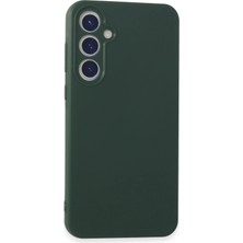 AK-SA-STR Newface Samsung Galaxy A55 5g Kılıf First Silikon - Koyu Yeşil