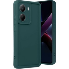 AK-SA-STR Newface Xiaomi Poco X7 Pro Viera Silikon - Koyu Yeşil
