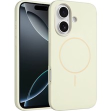 AK-SA-STR Joko Iphone 16 Plus Kılıf Jully Magsafe Kapak - Bej