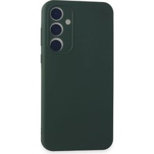 AK-SA-STR Newface Samsung Galaxy A35 5g Kılıf First Silikon - Koyu Yeşil