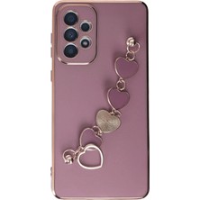 AK-SA-STR Newface Samsung Galaxy A33 5g Kılıf Esila Silikon - Mor