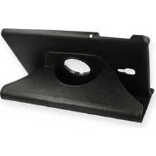 AK-SA-STR Newface Samsung Galaxy T590 Tab A 10.5 Kılıf 360 Tablet Deri Kılıf - Siyah
