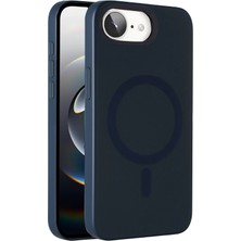 AK-SA-STR Joko Apple Iphone 16E Tuna Pc Slim Magsafe Kapak - Lacivert