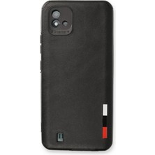 AK-SA-STR Newface Realme C11 2021 Kılıf Loop Deri Silikon - Siyah
