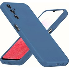 AK-SA-STR Newface Samsung Galaxy A34 5g Kılıf First Silikon - Mavi