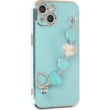 AK-SA-STR Newface Iphone 14 Kılıf Esila Silikon - Su Yeşili