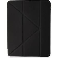 AK-SA-STR Newface Xiaomi Redmi Pad Se Kılıf Kalemlikli Mars Tablet Kılıfı - Siyah