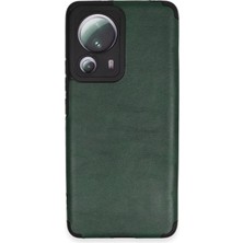 AK-SA-STR Newface Xiaomi Mi 13 Lite Kılıf Loop Deri Silikon - Yeşil