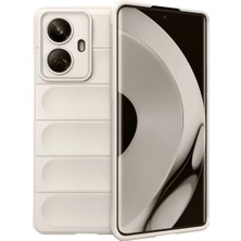 AK-SA-STR Newface Realme 10 Pro 5g Kılıf Optimum Silikon - Krem