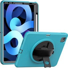 AK-SA-STR Newface Ipad 2022 10.9 (10.nesil) Kılıf Hand Strap Tablet Kılıfı - Turkuaz