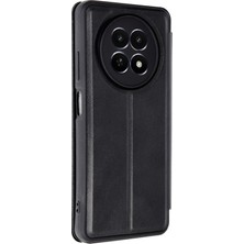 AK-SA-STR Newface Realme 12 5g Kılıf Flip Cover - Siyah