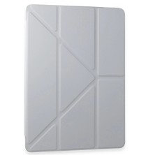 AK-SA-STR Newface Samsung Galaxy Tab A9 Kılıf Kalemlikli Mars Tablet Kılıfı - Gri