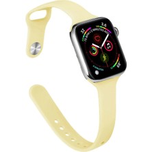 AK-SA-STR Newface Apple Watch 38MM Klasik Kordon - Sarı