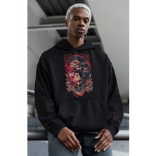 Sevbano Özel Tasarım Eren Yeager Baskılı Unisex Oversize Attack On Titan Anime Karakter Hoodie