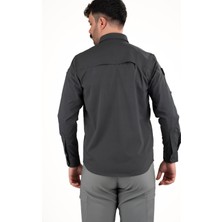 Taktik Giyim Erkek Outdoor Tactical Gömlek Siyah | Fonksiyonel Cepli | Nefes Alabilir Kumaş