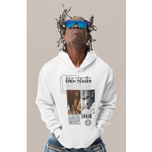 Sevbano Eren Yeager Attack On Titan Baskılı Unisex Oversize Anime Karakter Hoodie