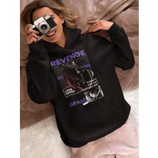 Sevbano Revenge Code Geass Baskılı Unisex Oversize Anime Karakter Hoodie